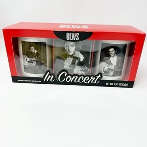 Elvis In Concert Set Of 2 Mugs New in Box